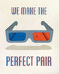 "We Make the Perfect Pair" 3D Love Card