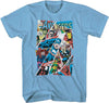 Marvel Avengers Torn Light Blue T-Shirt