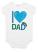 World of Eric Carle I Love Dad with The Very Hungry Caterpillar Baby Onesie