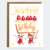 Cheesecake Mice Birthday Card
