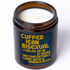 CUFFED JEAN BISEXUAL CURLED UP... (Cashmere) - Candle