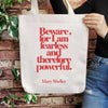 Empowering 'I Am Fearless' Large Tote Bag