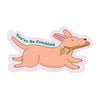 Fetching Dog Sticker