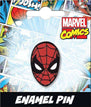 Marvel Comics¬© Spiderman Head Enamel Pins