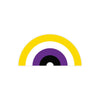 Nonbinary Pride Rainbow Sticker