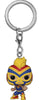 Pocket Pop Marvel Luchadores Captain Marvel Keychain