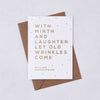 With Mirth and Laughter Greeting Card